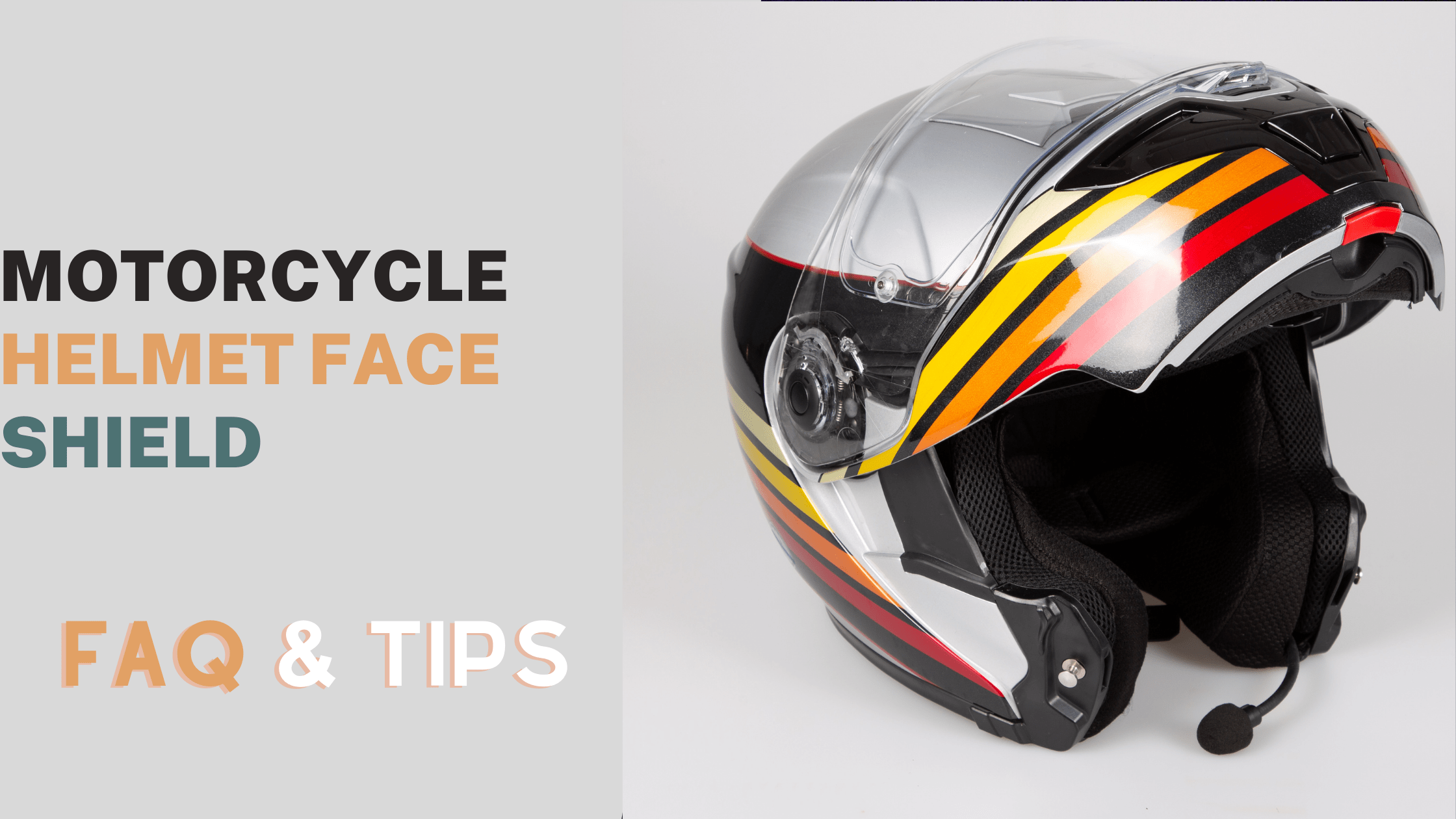 Best Motorcycle helmet face shield: FAQ and Tips - Helmet Accessories